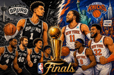 Os Spurs de Wemby enfrentam o Knicks de Brunson pelo t&iacute;tulo da NBA
