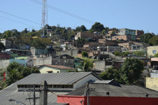 Comunidade na cidade de Queimados, na regi&atilde;o metropolitana do Rio de Janeiro
