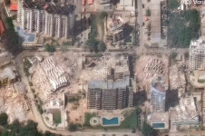 Pr&eacute;dios desabaram no terremoto na Venezuela