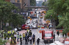 Ruas foram fechadas em NY devido a risco de desmoronamento de pr&eacute;dio
