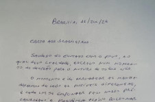 A carta de Bolsonaro foi publicada neste s&aacute;bado nas redes sociais