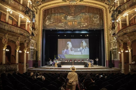 Interior do Teatro Amazonas, em Manaus
