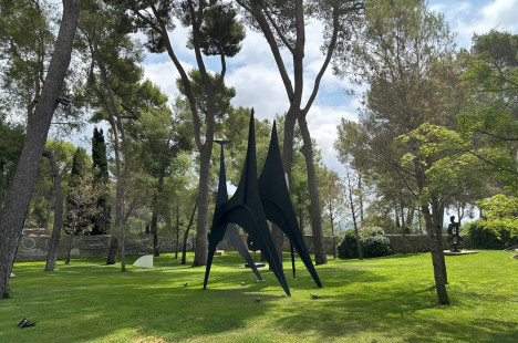 A escultura de Alexander Calder nos jardins da Funda&ccedil;&atilde;o Maeght, no sul da Fran&ccedil;a