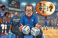 Nick Nurse, t&eacute;cnico do 76ers, vai sofrer para escolher quem ser&aacute; o numero 1 do time