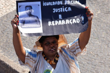 XII Marcha das Mulheres Negras do Rio de Janeiro, na orla de Copacabana