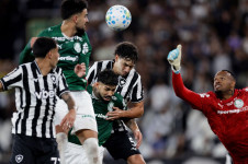 Botafogo jogou muito bem e segurou o ent&atilde;o l&iacute;der