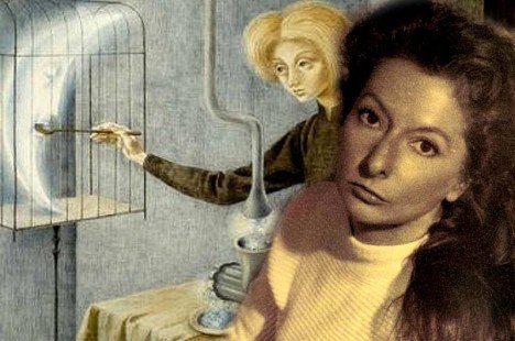 A artista pl&aacute;stica espanhola Remedios Varo e uma de suas obras
