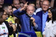 Lula faz discurso ap&oacute;s a confirma&ccedil;&atilde;o da elei&ccedil;&atilde;o